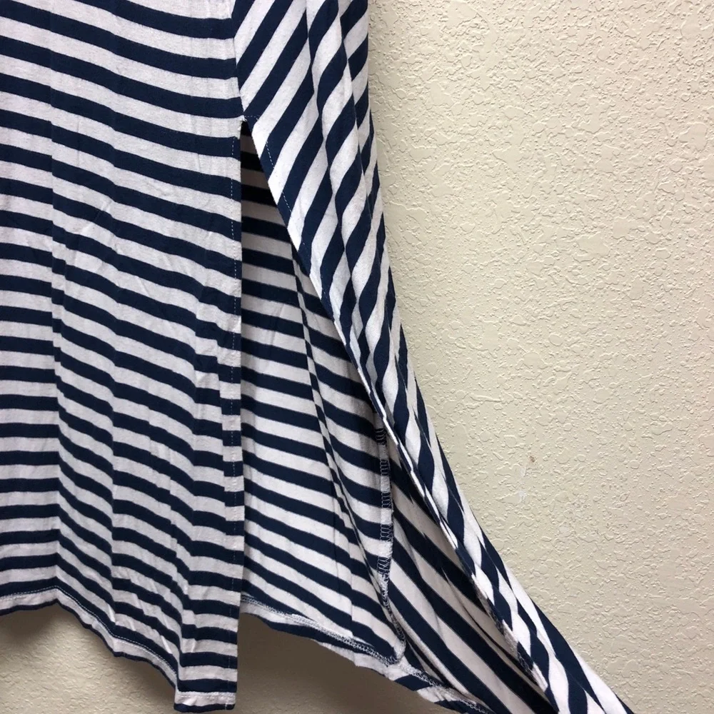 2- Striped Navy/White Time and True Maxi Skirts and black/white Apt 9 both XXL